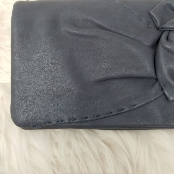 Grey/Blue Deyce Crossbody/ Clutch Bag - Picture 2 of 13